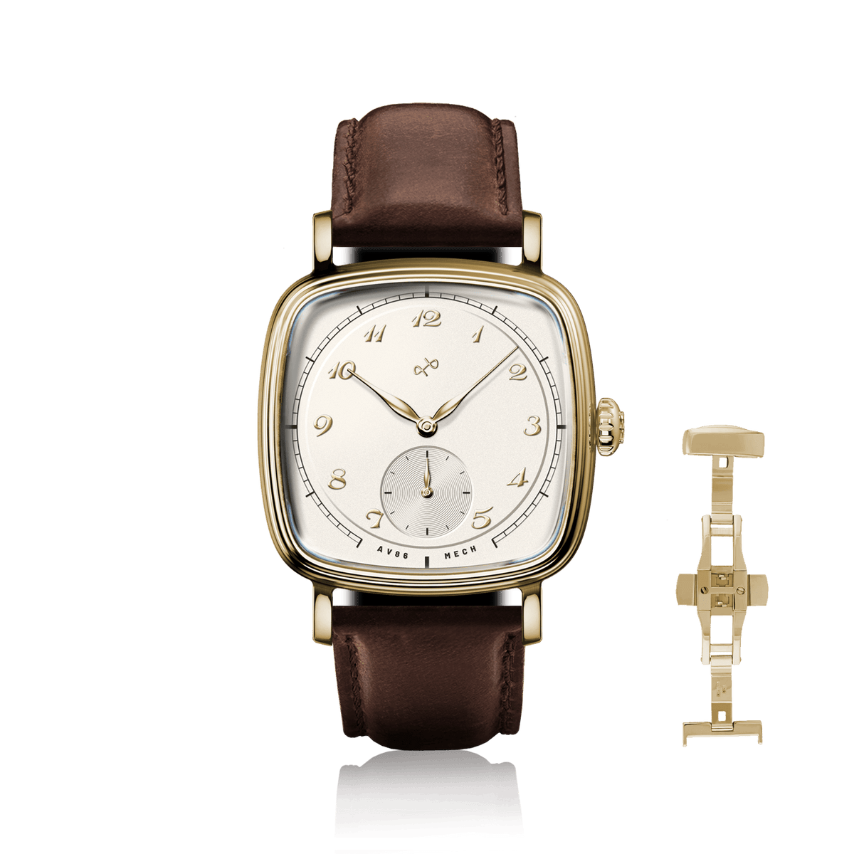 1954 Amalfi mecánico, Dorado / Blanco roto — imagen 25
