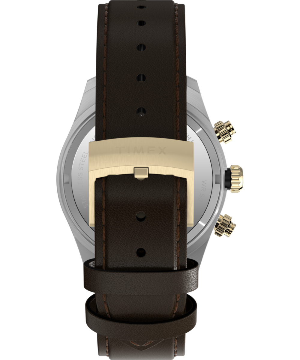 Waterbury Heritage cronógrafo 39 mm correa de cuero Reloj — imagen 5