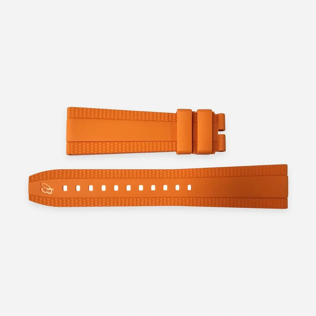 BREITLING Orange Diver Pro 22/18 mm correa de caucho 333S — imagen 1