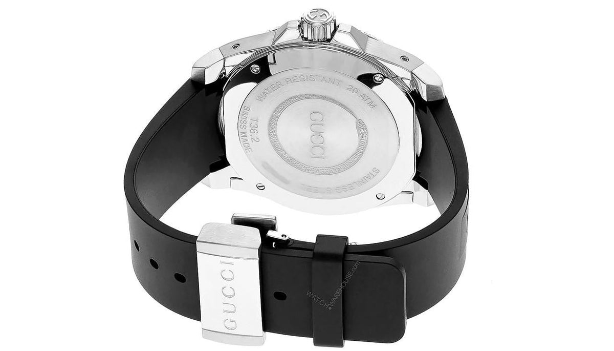 GUCCI Dive 45 mm cuarzo acero inoxidable Black caucho Reloj para hombre — imagen 4