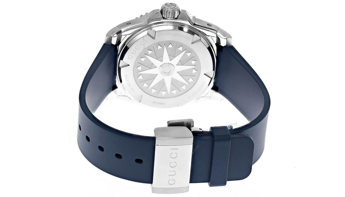 GUCCI Dive automático acero inoxidable 40 mm esfera azul/caucho Reloj para hombre — imagen 4