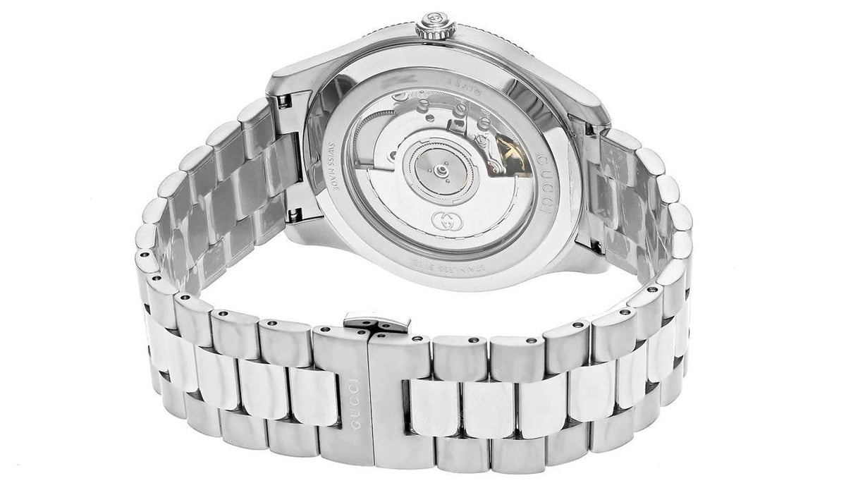 GUCCI G-Timeless automático 40 mm acero inoxidable esfera negra Reloj para hombre — imagen 4