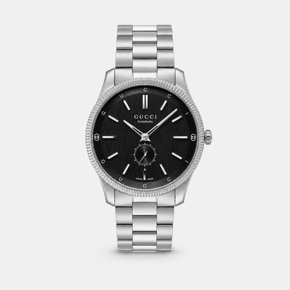 GUCCI G-Timeless automático 40 mm acero inoxidable esfera negra Reloj para hombre — imagen 1