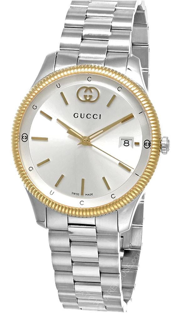 GUCCI G-Timeless cuarzo 38 mm Yellow Gold Bezel Reloj para hombre — imagen 2