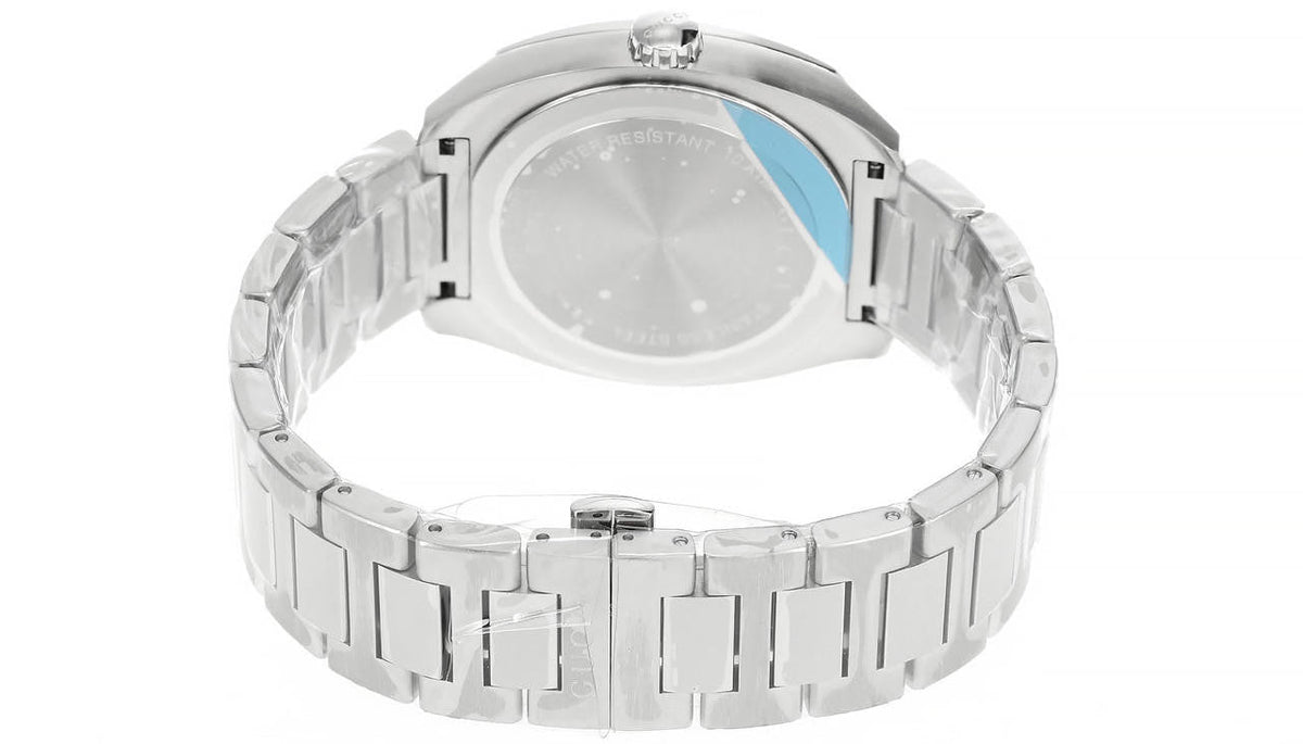 GUCCI GG2570 40 mm cuarzo acero inoxidable esfera negra Reloj para hombre — imagen 4