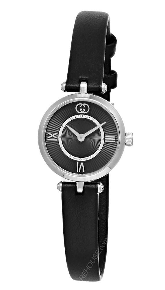 GUCCI modelo 2000 cuarzo 24 mm Black cuero Reloj para mujer — imagen 2