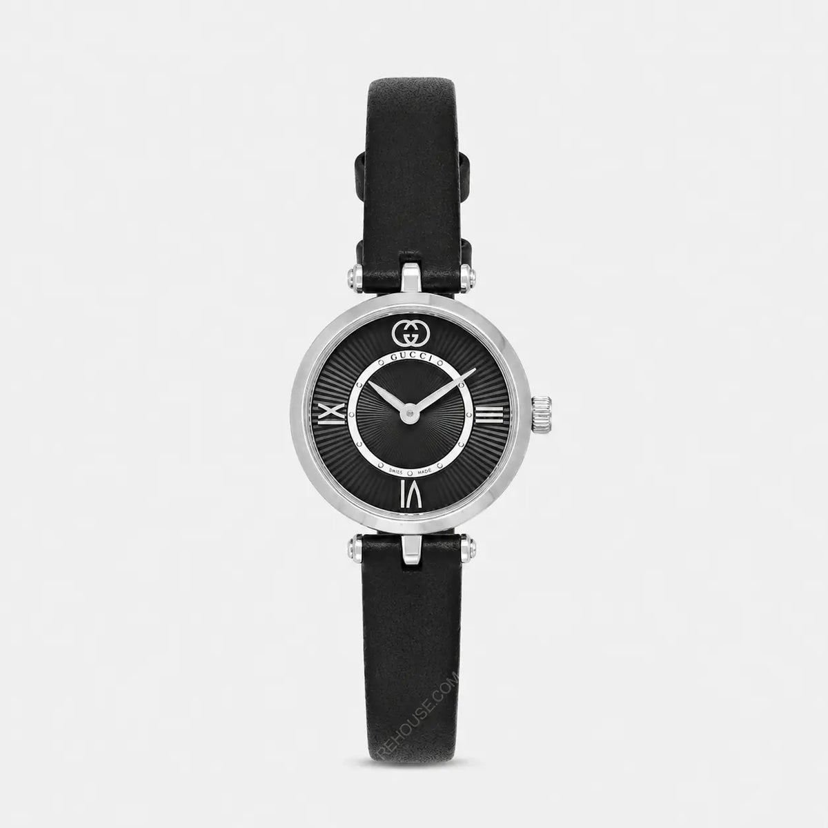 GUCCI modelo 2000 cuarzo 24 mm Black cuero Reloj para mujer — imagen 1