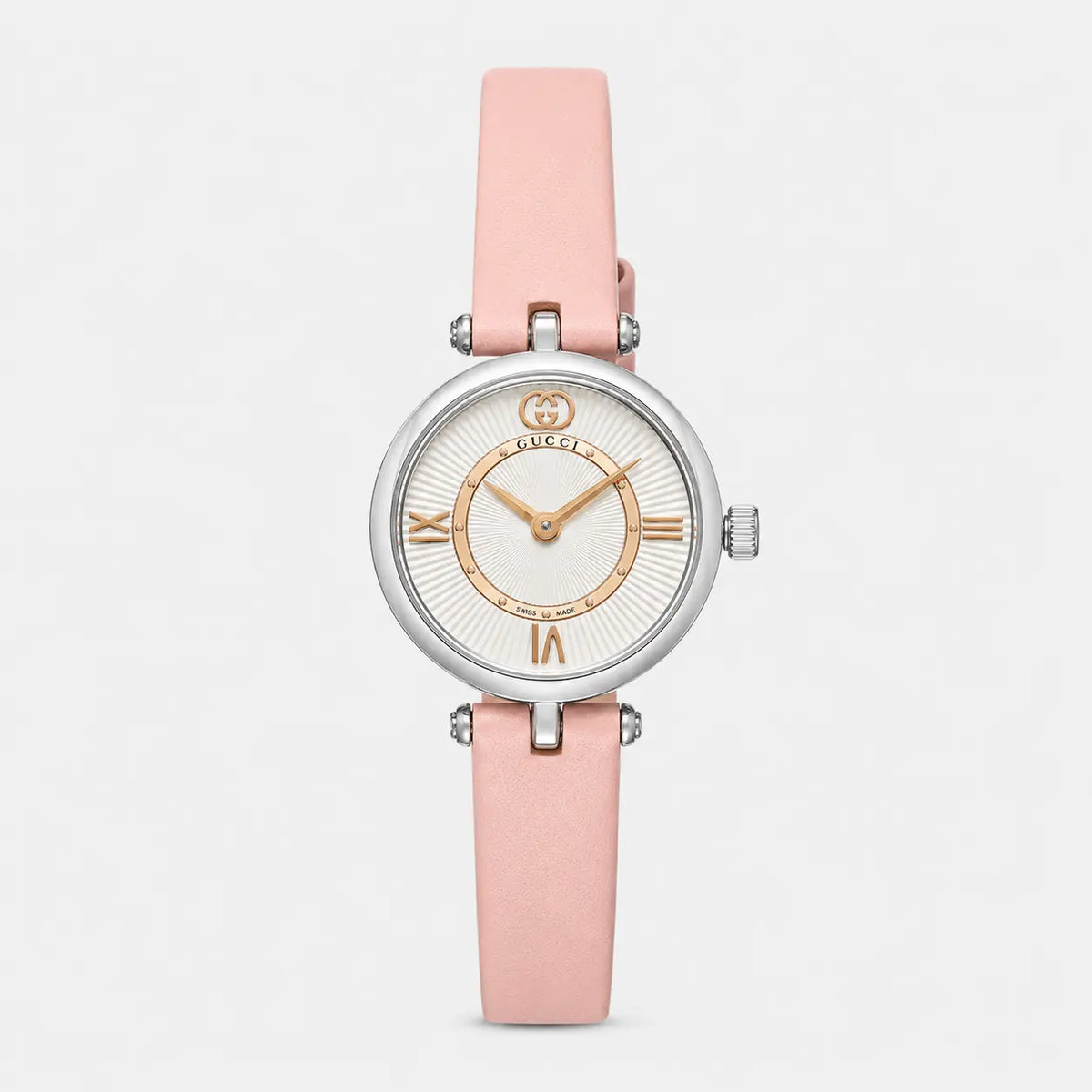 GUCCI modelo 2000 cuarzo 24 mm Pink cuero Reloj para mujer — imagen 1