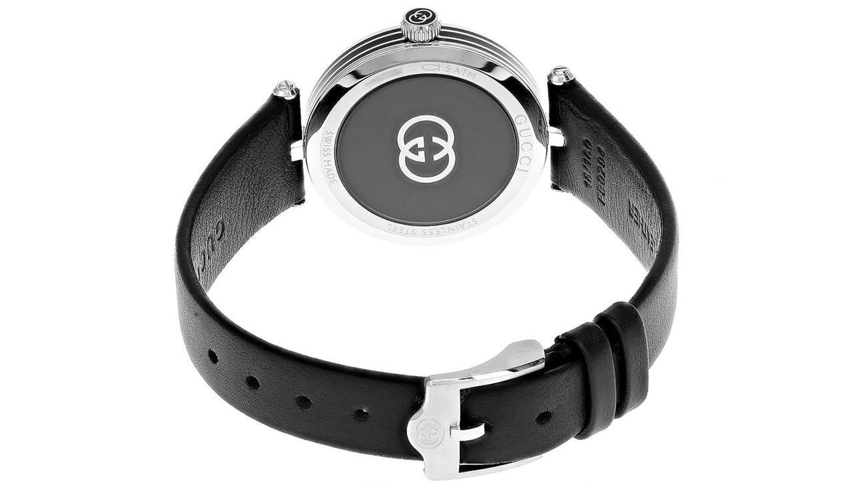 GUCCI modelo 2000 cuarzo 30 mm Black cuero Reloj para mujer — imagen 4