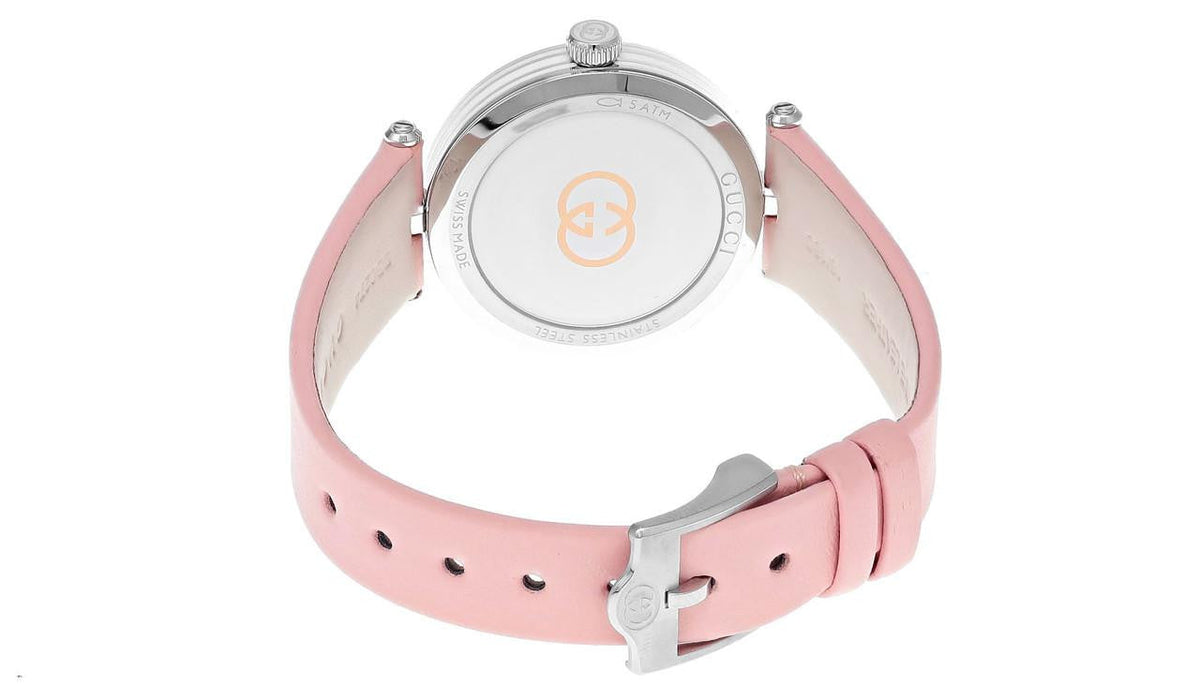 GUCCI modelo 2000 cuarzo 30 mm Pink cuero Reloj para mujer — imagen 4