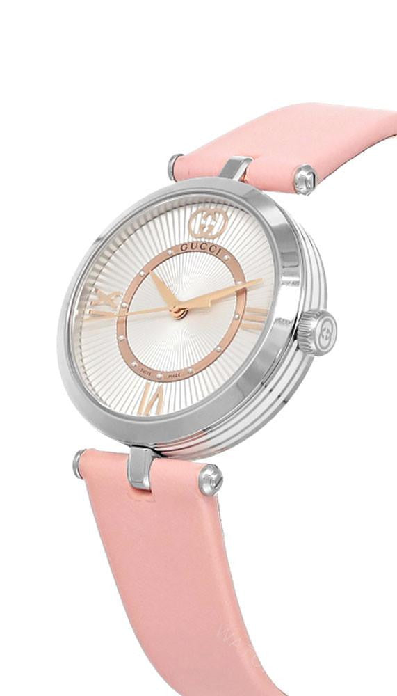 GUCCI modelo 2000 cuarzo 30 mm Pink cuero Reloj para mujer — imagen 3