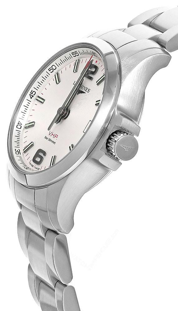 LONGINES Conquest V.H.P. 36 mm acero inoxidable Reloj para mujer — imagen 3