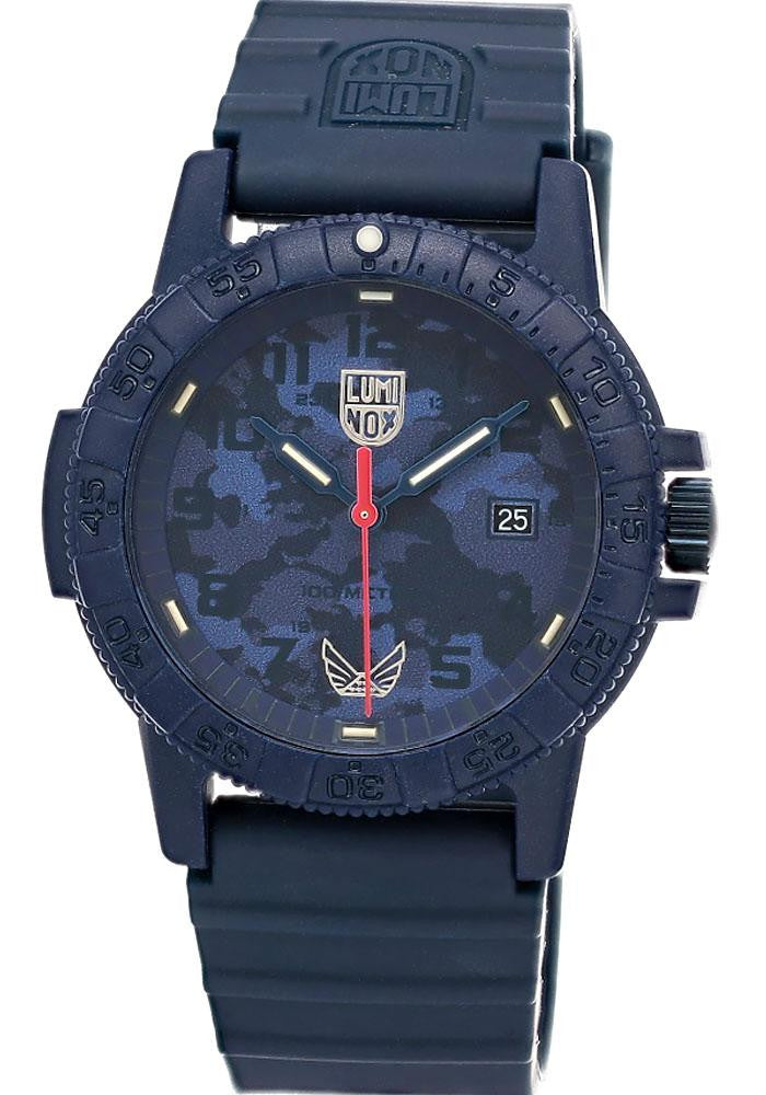 LUMINOX Leatherback Sea Turtle Giant X Volition 44 mm esfera azul caucho Reloj para hombre — imagen 2