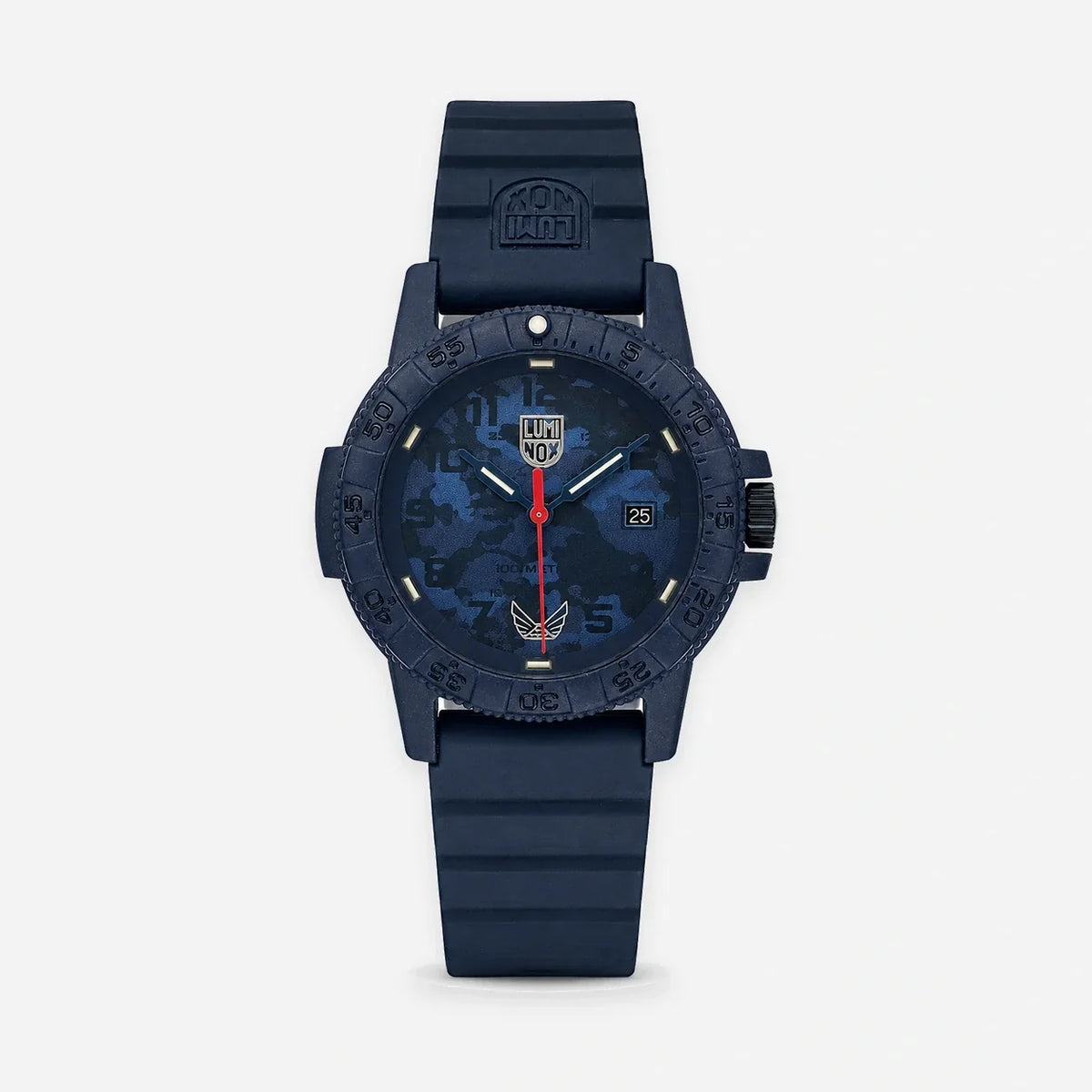LUMINOX Leatherback Sea Turtle Giant X Volition 44 mm esfera azul caucho Reloj para hombre — imagen 1