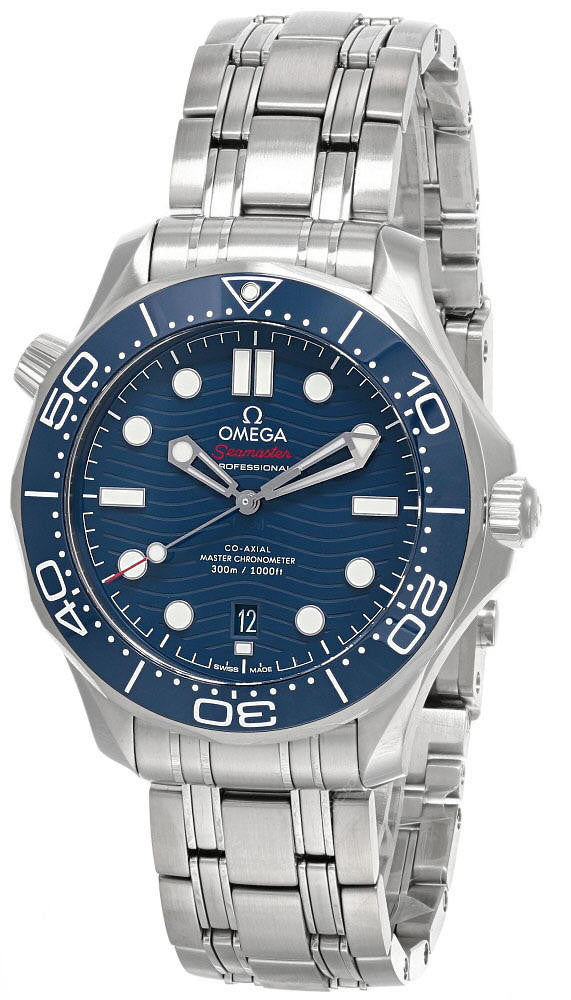 OMEGA Seamaster automático 42 mm esfera azul acero inoxidable Reloj para hombre — imagen 2