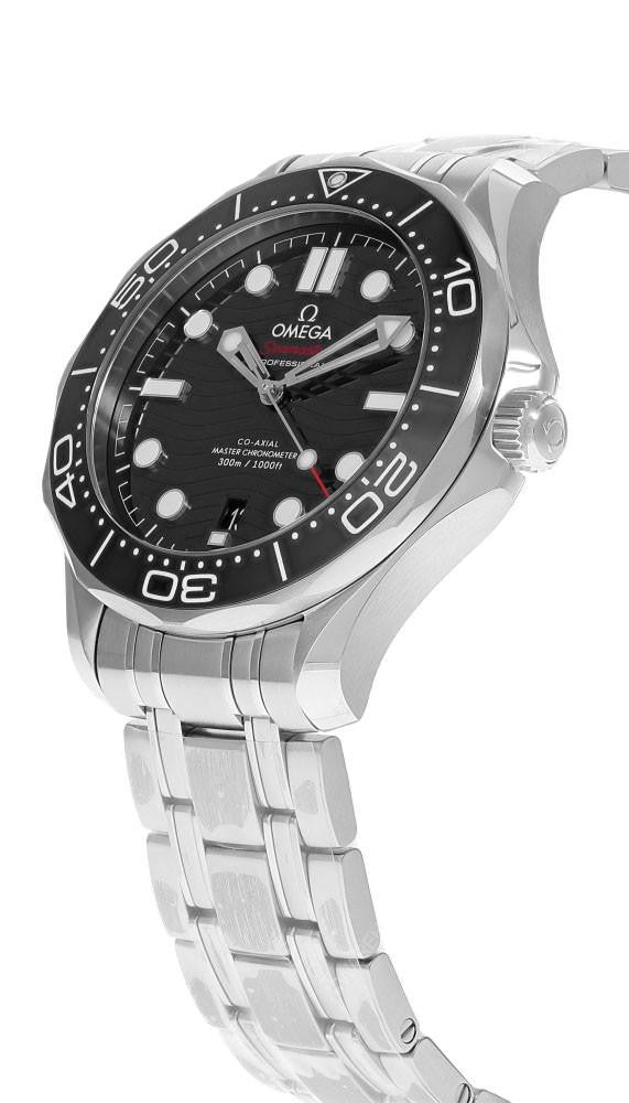 OMEGA Seamaster automático acero inoxidable 42 mm esfera negra Reloj para hombre — imagen 3