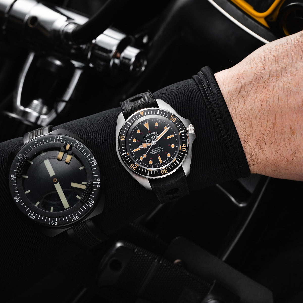 Diver 200M Mecacuarzo Commando Reloj de buceo - Vintage — imagen 9