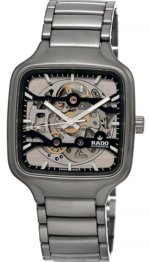 RADO True Square automático acero inoxidable 38 mm esfera esqueletizada Reloj para hombre — imagen 2