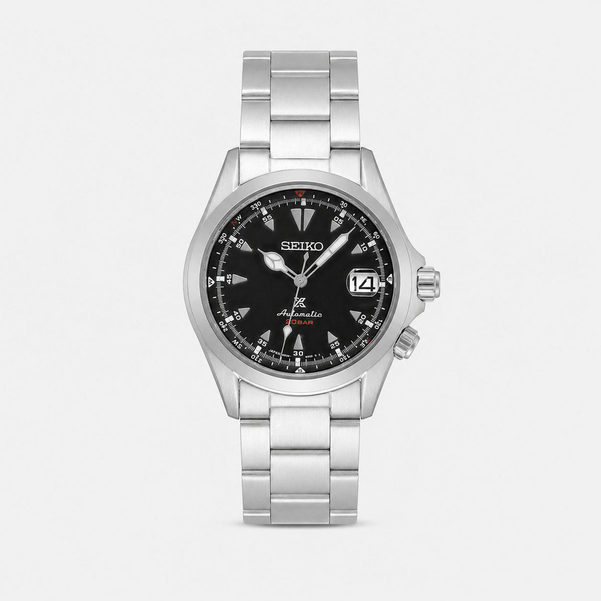 SEIKO Prospex Alpinist acero inoxidable 39.5 mm esfera negra Reloj para hombre — imagen 1