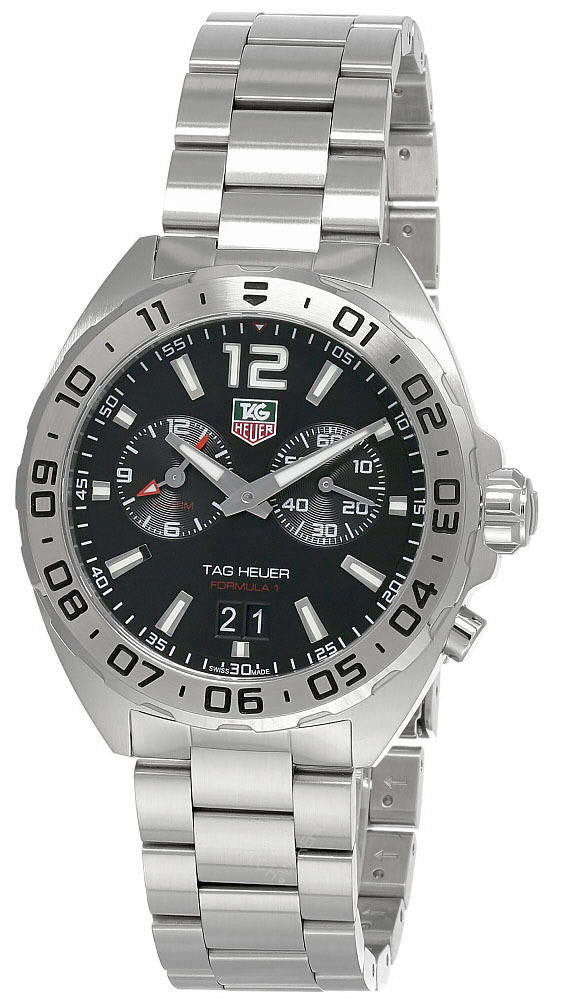 TAG HEUER Formula-1 41 mm cuarzo acero inoxidable esfera negra Reloj para hombre — imagen 2