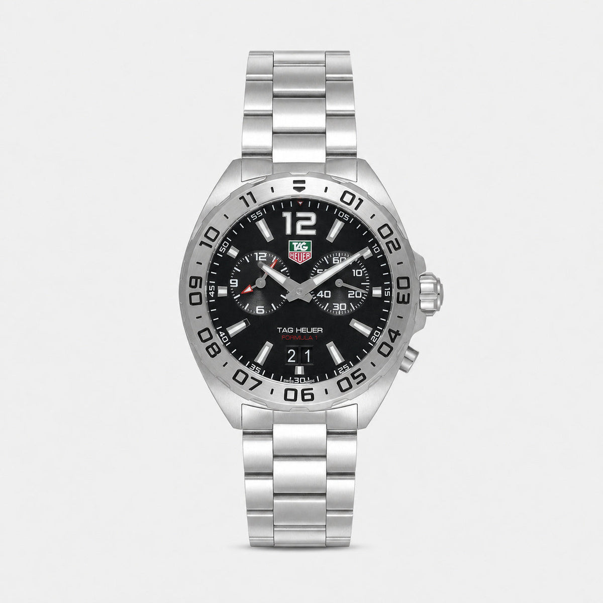 TAG HEUER Formula-1 41 mm cuarzo acero inoxidable esfera negra Reloj para hombre — imagen 1