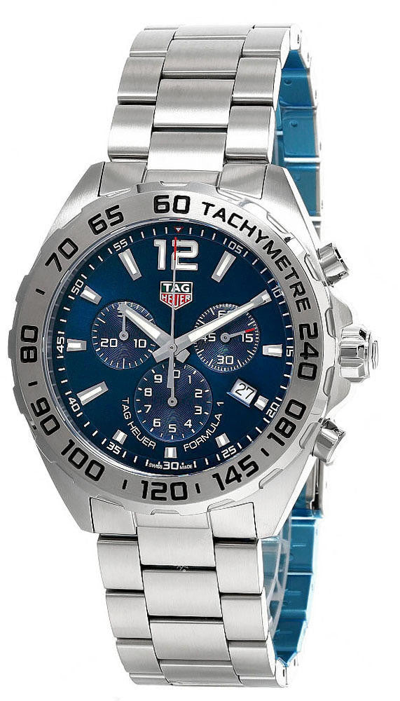 TAG HEUER FORMULA 1 cronógrafo esfera azul efecto rayos de sol Reloj para hombre — imagen 2