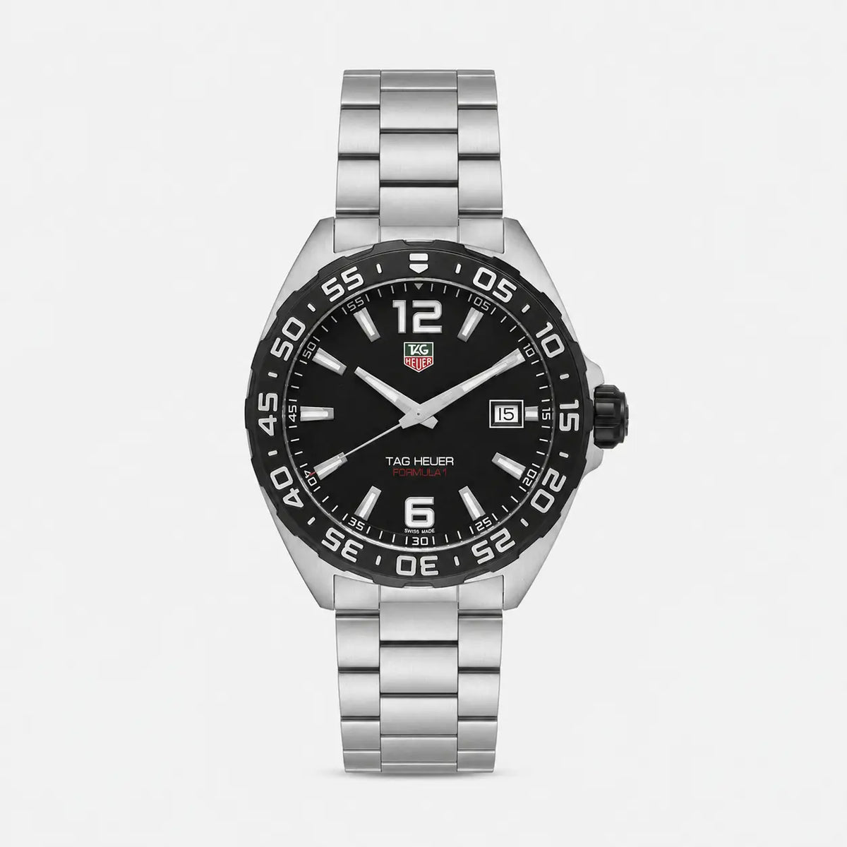 TAG HEUER Formula-1 cuarzo acero esfera negra Reloj para hombre — imagen 1