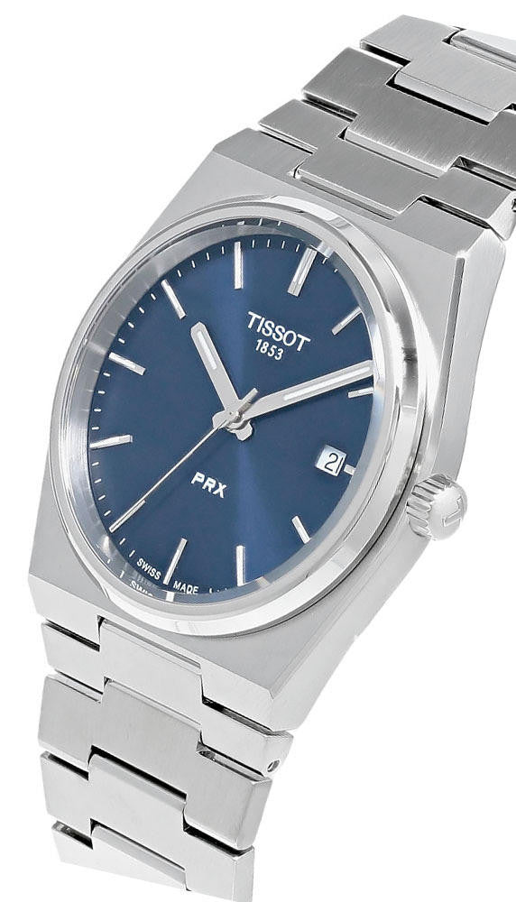 TISSOT PRX 40 mm acero inoxidable esfera azul Reloj para hombre — imagen 3