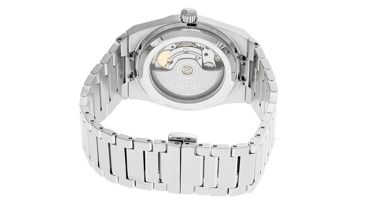 TISSOT PRX Powermatic 80 35 mm acero inoxidable esfera azul Reloj unisex — imagen 4
