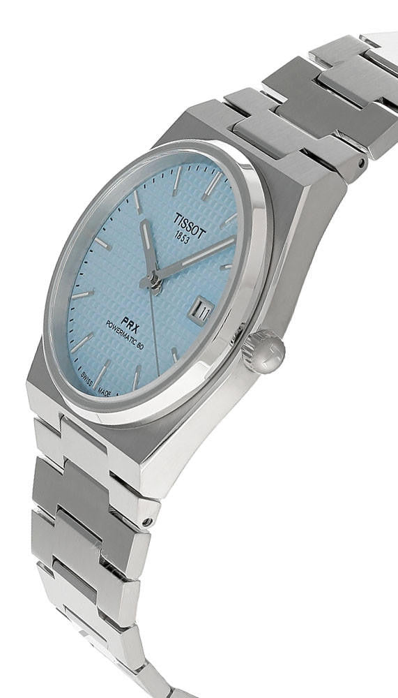 TISSOT PRX Powermatic 80 40 mm Ice esfera azul Reloj para hombre — imagen 3