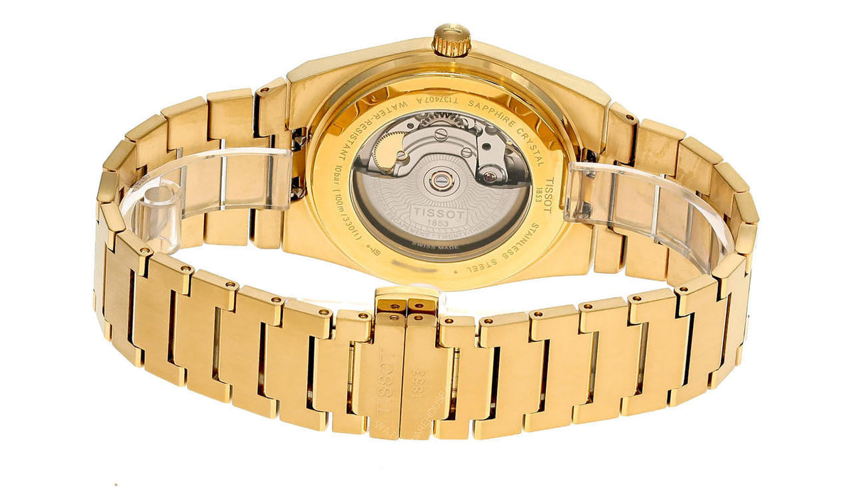TISSOT PRX Powermatic 80 40 mm acero inoxidable esfera champán Reloj para hombre — imagen 4