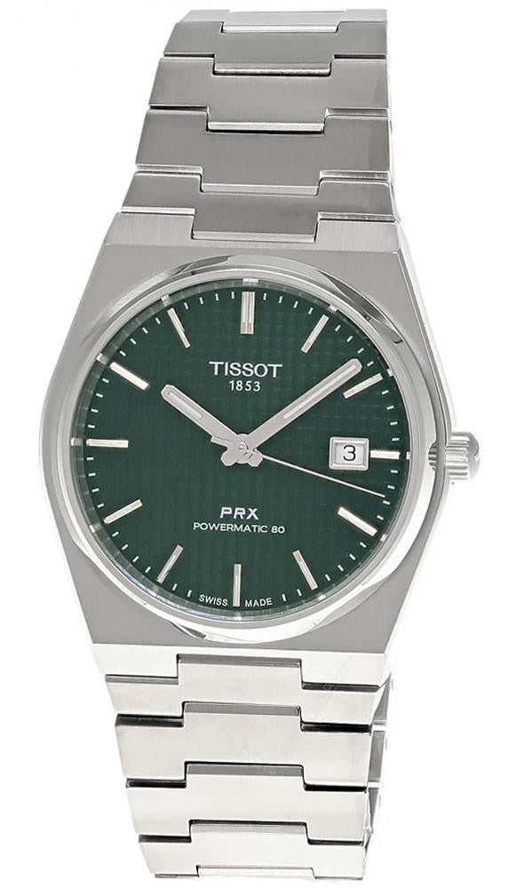 TISSOT PRX Powermatic 80 40 mm acero inoxidable esfera verde Reloj para hombre — imagen 2