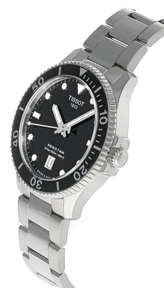 TISSOT Seastar 1000 esfera negra 40 mm acero inoxidable Reloj para hombre — imagen 3