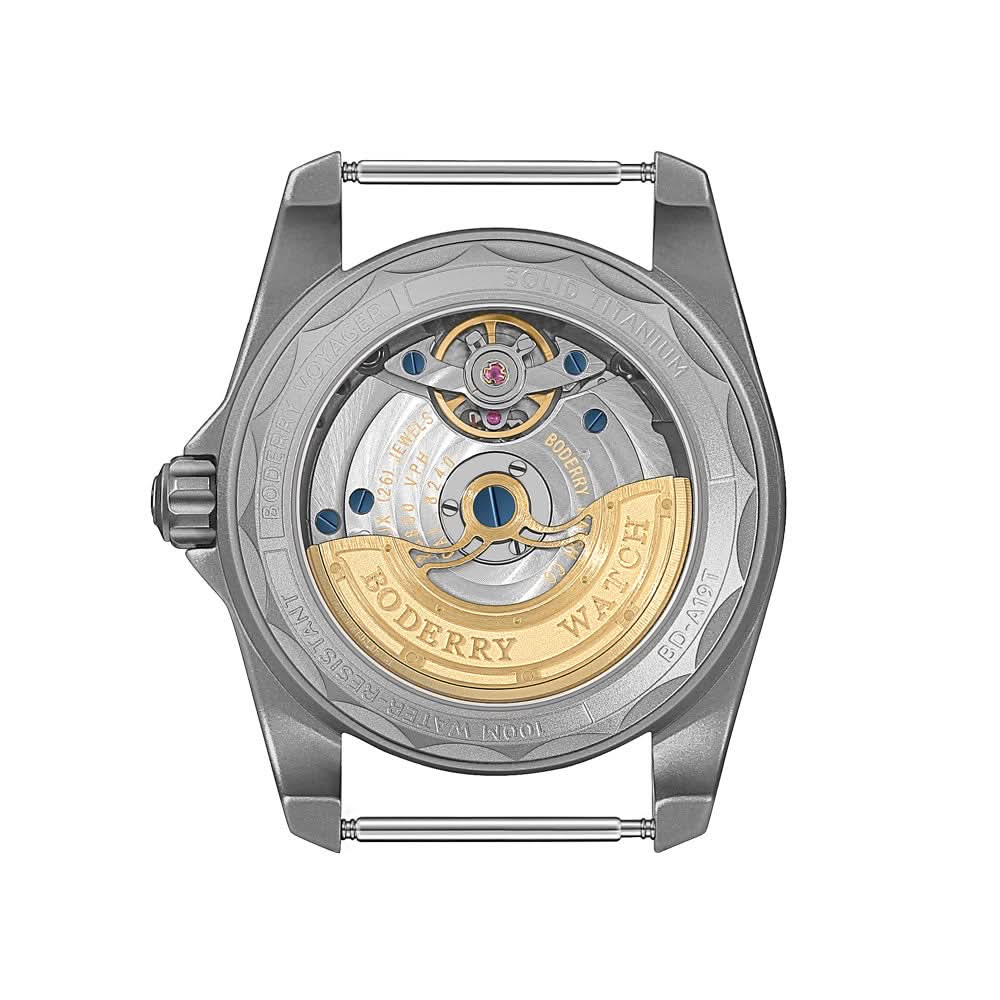 VOYAGER S72 – 72-Hour reserva de marcha titanio automático Reloj de campaña, 100M resistente al agua | Gris — imagen 3