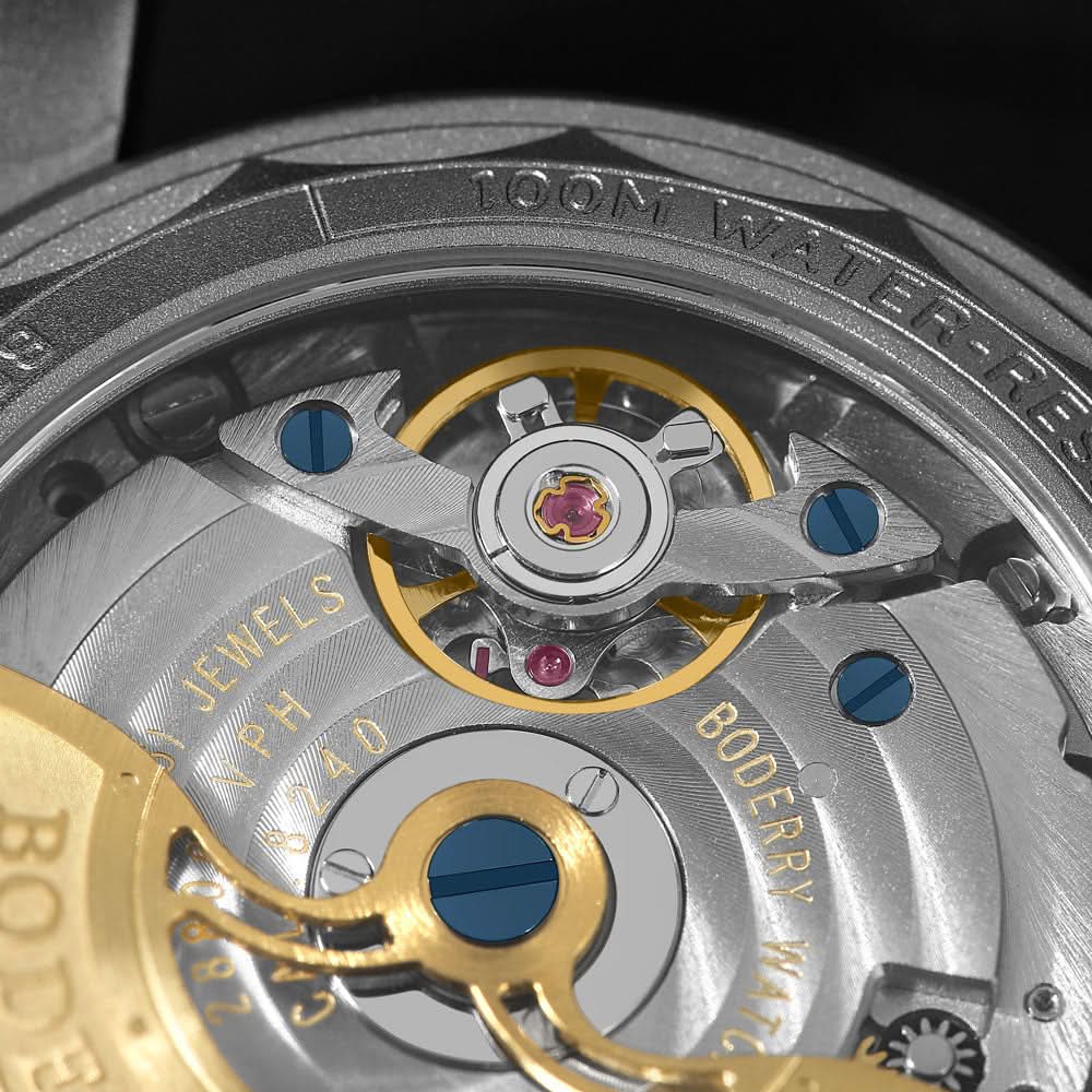 VOYAGER S72 – 72-Hour reserva de marcha titanio automático Reloj de campaña, 100M resistente al agua | Gris — imagen 8