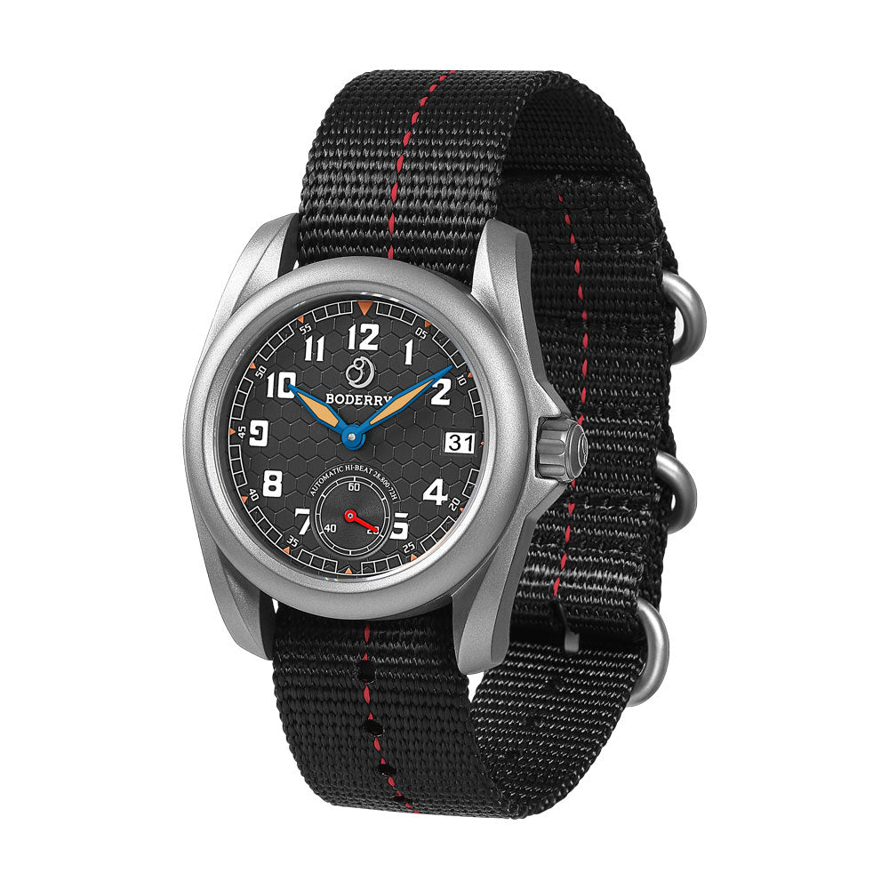 VOYAGER S72 – 72-Hour reserva de marcha titanio automático Reloj de campaña, 100M resistente al agua | Gris — imagen 9