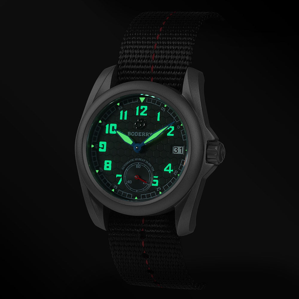 VOYAGER S72 – 72-Hour reserva de marcha titanio automático Reloj de campaña, 100M resistente al agua | Gris — imagen 5