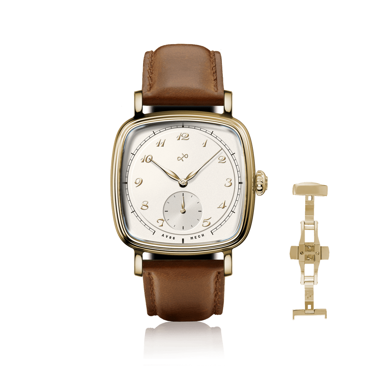 1954 Amalfi mecánico, Dorado / Blanco roto — imagen 24