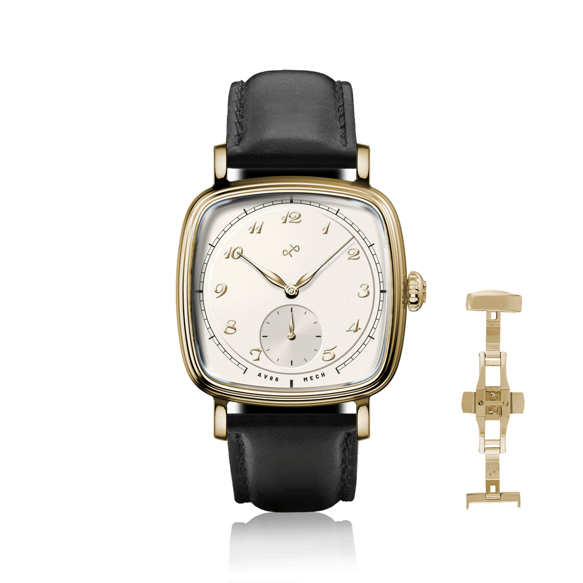 1954 Amalfi mecánico, Dorado / Blanco roto — imagen 26
