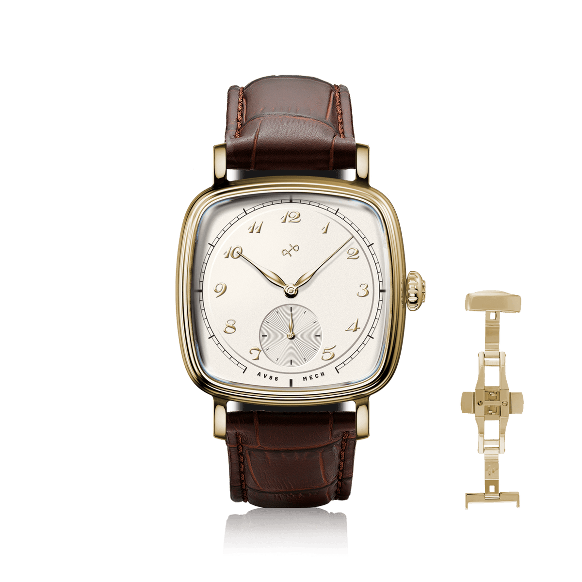 1954 Amalfi mecánico, Dorado / Blanco roto — imagen 28