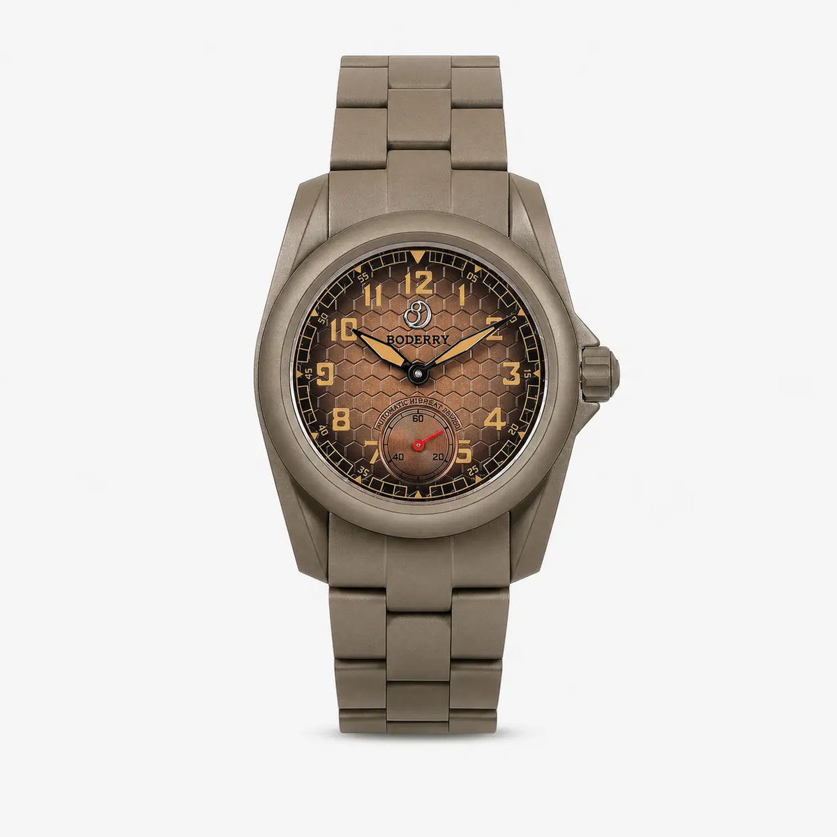 VOYAGER S72 – 72-Hour reserva de marcha titanio automático Reloj de campaña, 100M resistente al agua | Desert Tan/brazalete — imagen 1