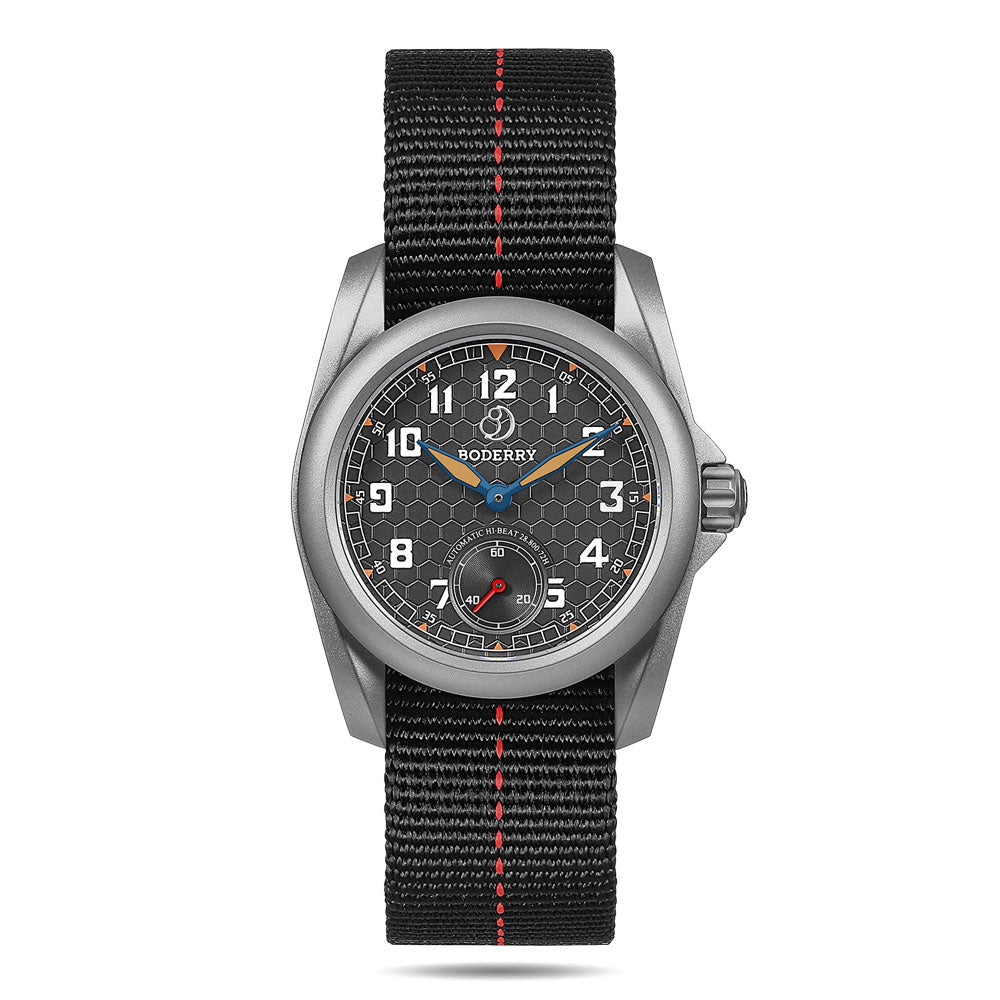 VOYAGER S72 – 72-Hour reserva de marcha titanio automático Reloj de campaña, 100M resistente al agua | Gris — imagen 2