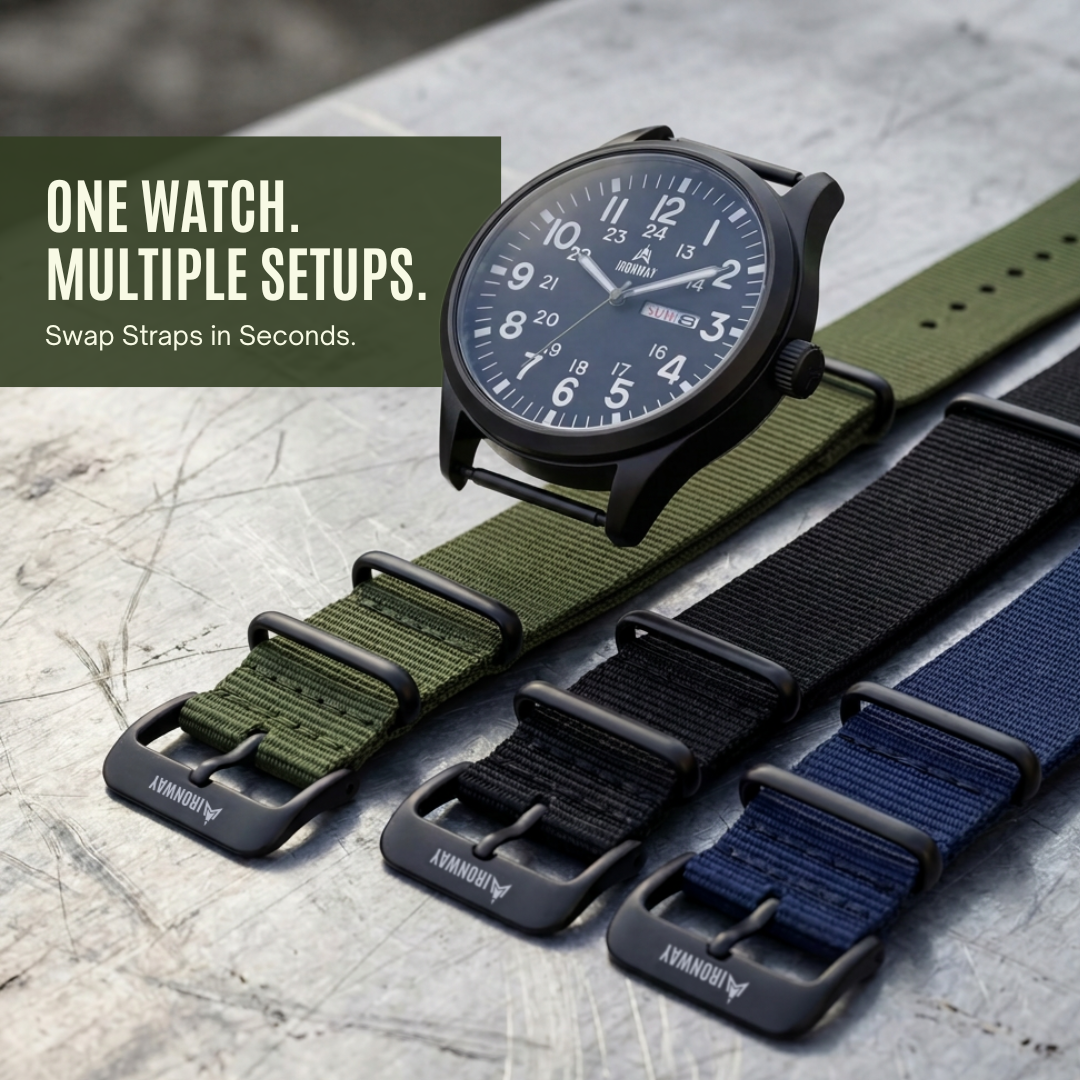 Ironway Reloj de campaña 41 — confiable en todas las condiciones — imagen 43