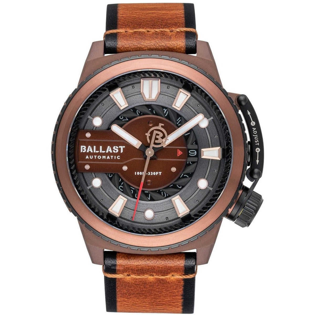 Ballast Trafalgar titanio automático oro rosa Brown — imagen 2