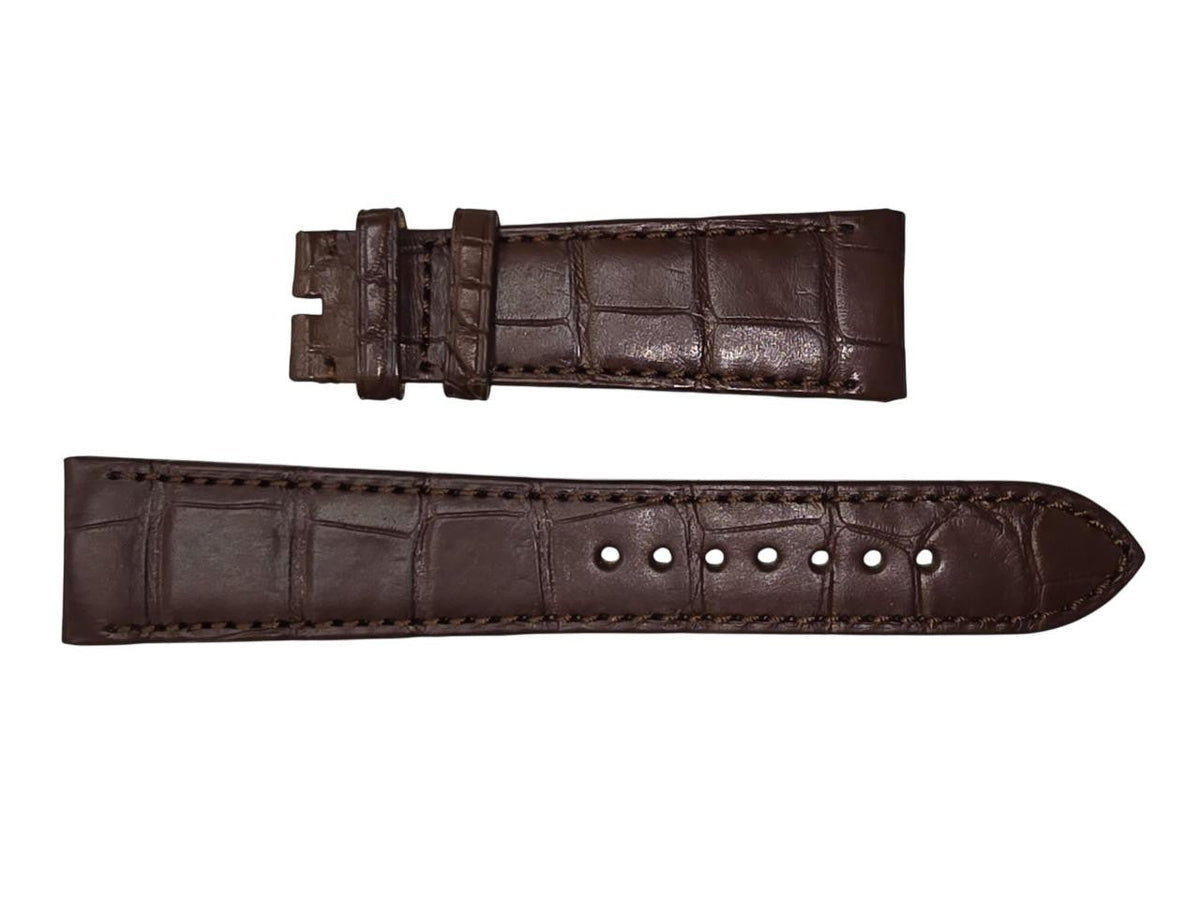 BREITLING Brown 22/18 mm Alligator correa de cuero 1088P — imagen 2