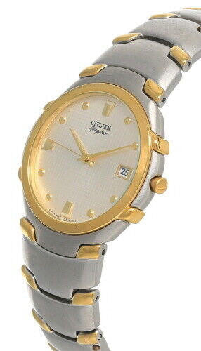 CITIZEN Elegance esfera dorada bicolor acero inoxidable Reloj para hombre — imagen 3