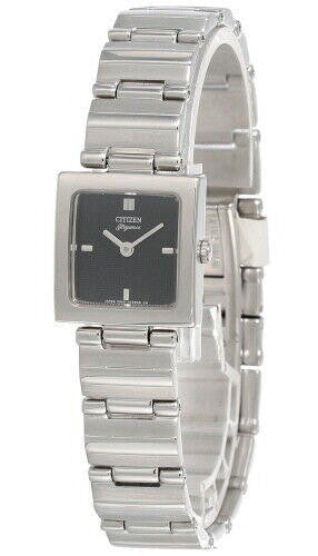 Citizen esfera negra acero inoxidable Reloj para mujer — imagen 2