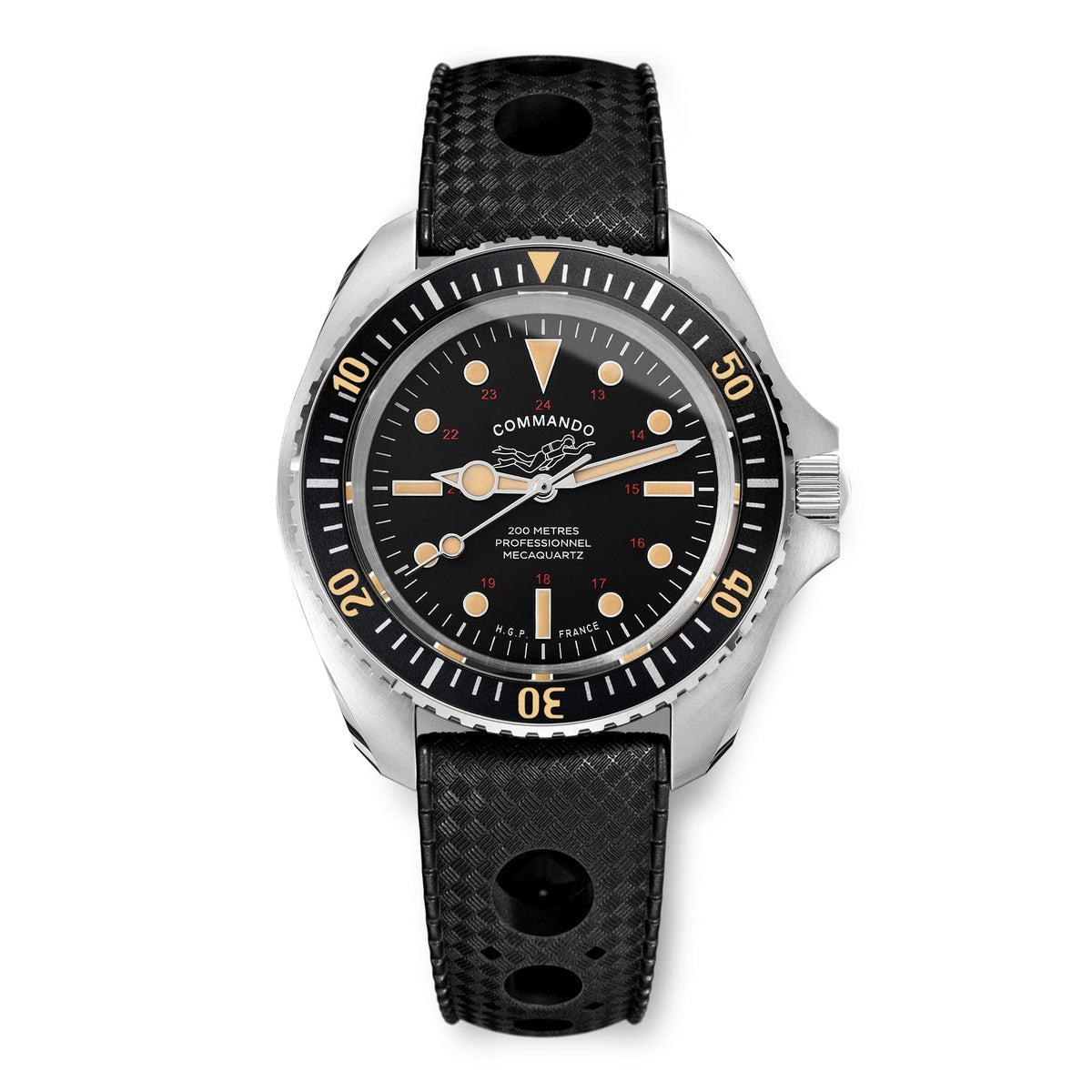 Diver 200M Mecacuarzo Commando Reloj de buceo - Vintage — imagen 2