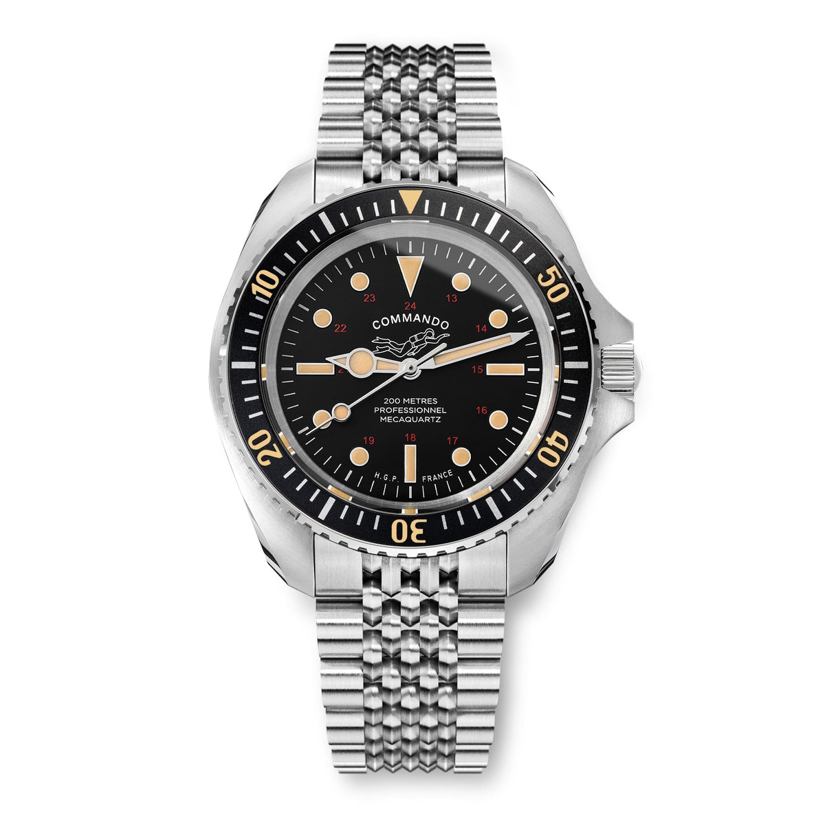 Diver 200M Mecacuarzo Commando Reloj de buceo - Vintage — imagen 4