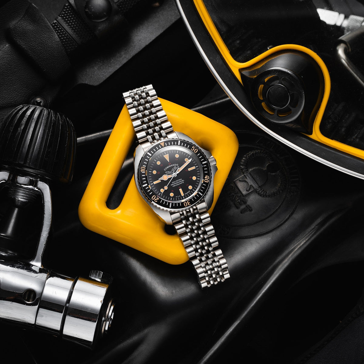 Diver 200M Mecacuarzo Commando Reloj de buceo - Vintage — imagen 12